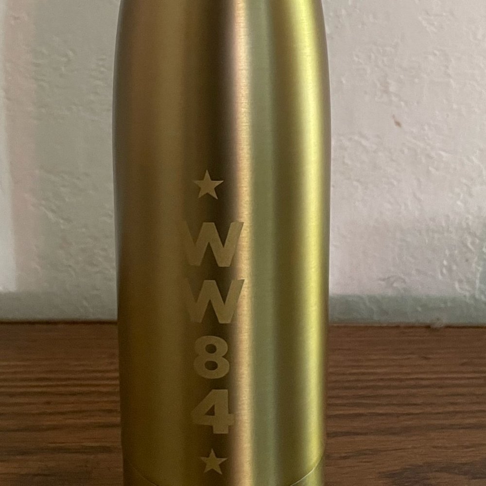 HBO MAX Collectors WW84 Gold Water Flask (NEW)